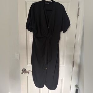 Zara Black Midi Dress